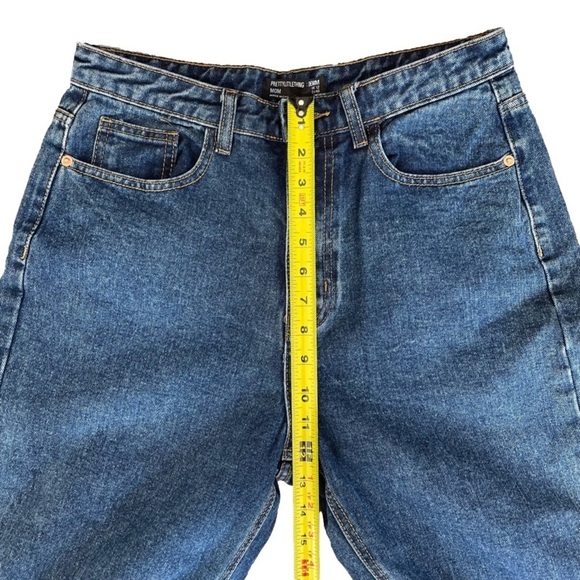 PRETTY Little Things Mom Jeans Size 12 Distressed - Picture 6 of 6